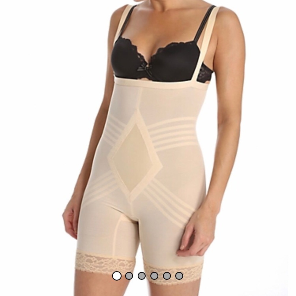 New Rago New York Shapette Wear Your Own Bra Body Briefer 9070